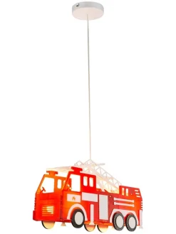 Globo lighting Decken- & Hängeleuchten<Hängeleuchte "Kita" in Rot - (B)43 cm