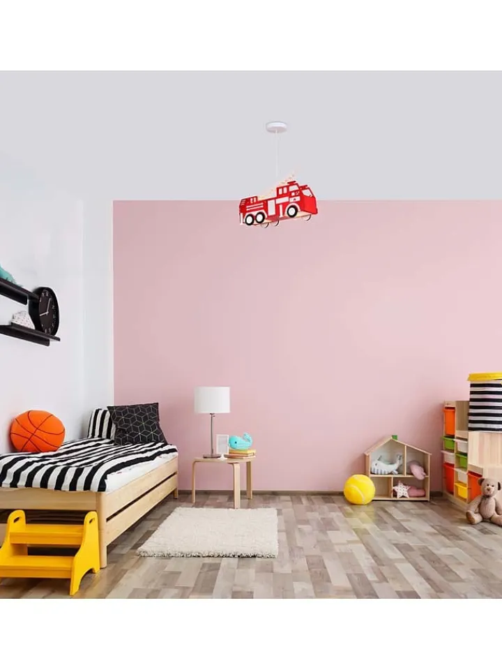 Globo lighting Decken- & Hängeleuchten<Hängeleuchte "Kita" in Rot - (B)43 cm