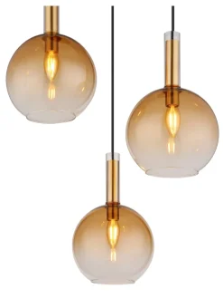Globo lighting Decken- & Hängeleuchten<Hängeleuchte "MARINELLA" in black