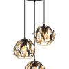 Globo lighting Decken- & Hängeleuchten<Hängeleuchte "Mika" in Gold/ Schwarz - (H)150 cm