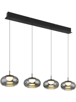 Globo lighting Decken- & Hängeleuchten<Hängeleuchte "QUINTARA" in black