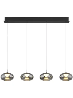 Globo lighting Decken- & Hängeleuchten<Hängeleuchte "QUINTARA" in black