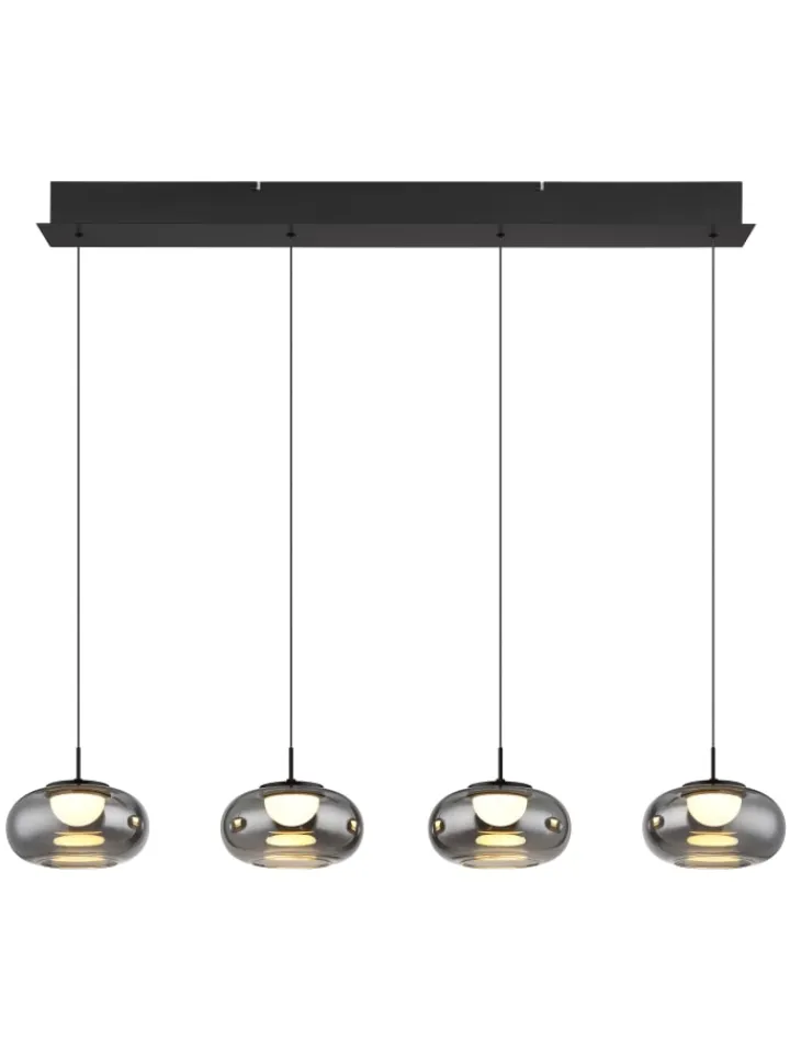 Globo lighting Decken- & Hängeleuchten<Hängeleuchte "QUINTARA" in black