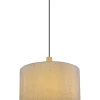Globo lighting Decken- & Hängeleuchten<Hängeleuchte "Roger" in Grau - (H)120 x Ø 40 cm