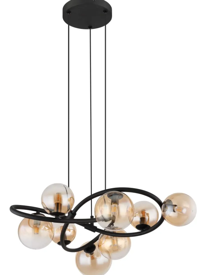 Globo lighting Decken- & Hängeleuchten<Hängeleuchte "TUBERIUS" in black