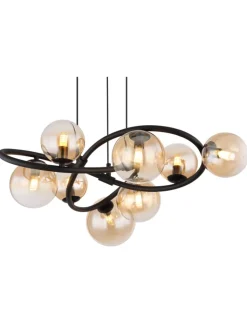 Globo lighting Decken- & Hängeleuchten<Hängeleuchte "TUBERIUS" in black