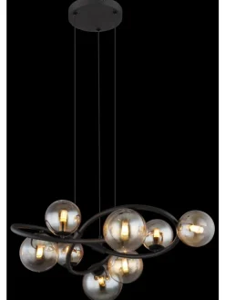 Globo lighting Decken- & Hängeleuchten<Hängeleuchte "TUBERIUS" in black
