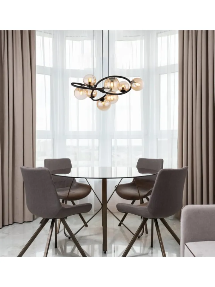 Globo lighting Decken- & Hängeleuchten<Hängeleuchte "TUBERIUS" in black