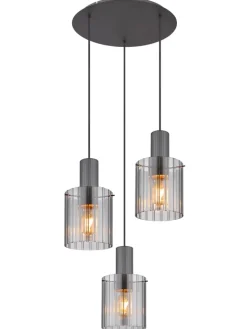 Globo lighting Decken- & Hängeleuchten<Hängeleuchte "TULIVAR" in gray