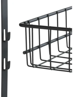 Wenko Regale & Schränke<Hängeregal in Schwarz - (B)39 x (H)75 x (T)10 cm