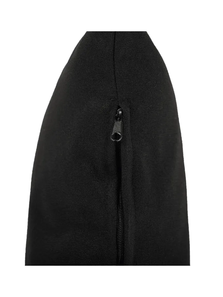 Beliani Gartenmöbel<Hängesessel ALATRI in Schwarz/Grau - (W) 94 x (H) 108 x (L) 96 cm