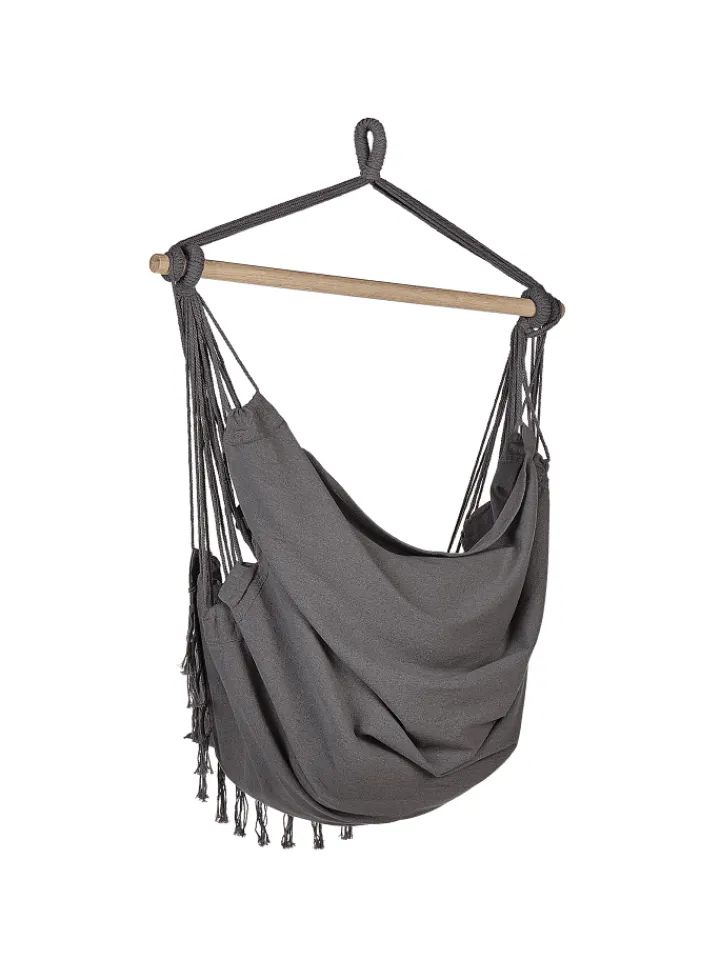 Beliani Gartenmöbel<Hängesessel BONEA in Grau - (W) 95 x (H) 125 x (L) 55 cm