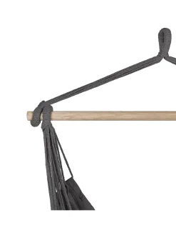 Beliani Gartenmöbel<Hängesessel BONEA in Grau - (W) 95 x (H) 125 x (L) 55 cm