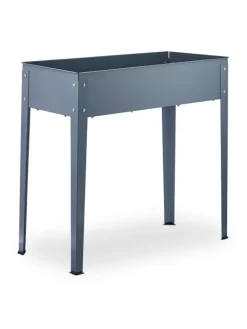 relaxdays Pflanzen & Zubehör<Hochbeet in Grau - (B)86 x (H)80 x (T)40,5 cm