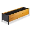 relaxdays Pflanzen & Zubehör<Hochbeet in Natur - (B)118 x (H)32,5 x (T)35 cm