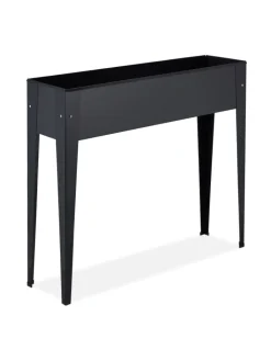 relaxdays Pflanzen & Zubehör<Hochbeet in Schwarz - (B)99 x (H)83 x (T)26 cm