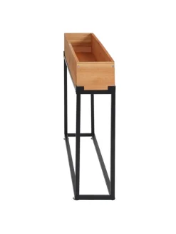 MCW Pflanzen & Zubehör<Hochbeet L32, Gestell schwarz, naturfarben