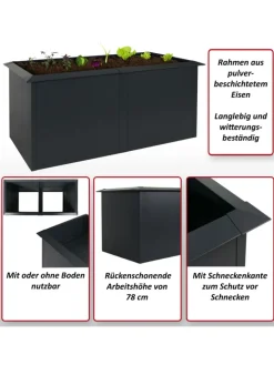 MCW Pflanzen & Zubehör<Hochbeet N24 Schneckenkante