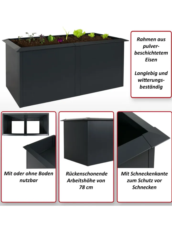 MCW Pflanzen & Zubehör<Hochbeet N24 Schneckenkante