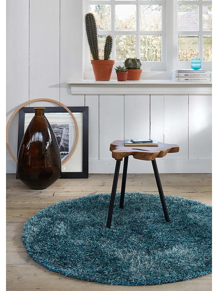 ESPRIT Teppiche & Fußmatten<Hochflor-Teppich "Cosy Glamour 2.0" in Türkis