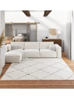 Wecon Home Teppiche & Fußmatten<Hochflorteppich STUDIO two in creme beige