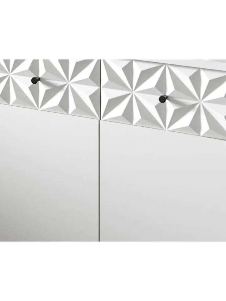 xonox.home Badezimmermöbel<Hochschrank breit in weiß Melamin/weiß Melamin - (B) 70 x (H) 187 x (T) 34