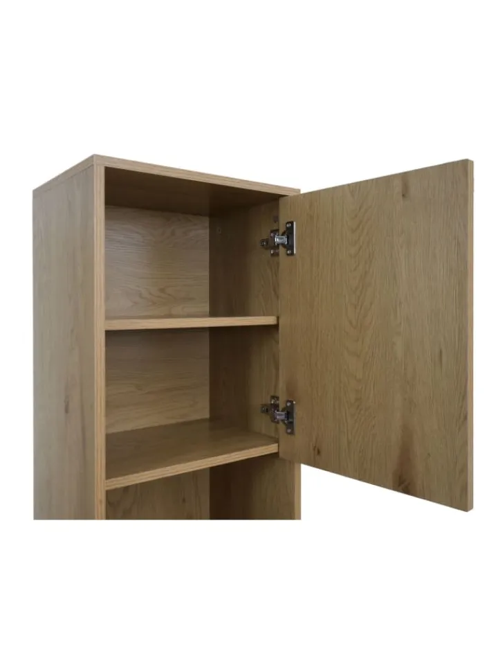 MCW Badmöbel|Badezimmermöbel<Hochschrank O42, Holzoptik natur