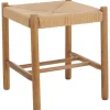 Ellos Home Sitzmöbel<Hocker "Ellan" in Hellbraun - (B)40 x (H)46 x (T)40 cm