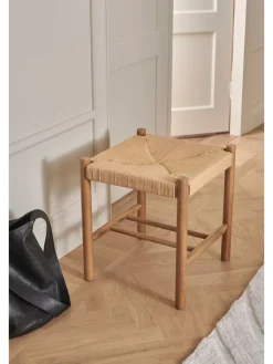 Ellos Home Sitzmöbel<Hocker "Ellan" in Hellbraun - (B)40 x (H)46 x (T)40 cm