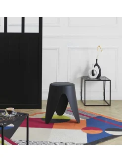 THE HOME DECO FACTORY Sitzmöbel<Hocker in Schwarz - (B)30 x (H)46 x (T)30 cm