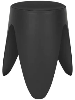THE HOME DECO FACTORY Sitzmöbel<Hocker in Schwarz - (B)30 x (H)46 x (T)30 cm
