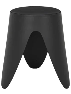 THE HOME DECO FACTORY Sitzmöbel<Hocker in Schwarz - (B)30 x (H)46 x (T)30 cm