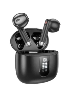 HOCO Tv & Audio<TWS EW36 Zarte kabellose / Bluetooth-Stereokopfhörer schwarz in Schwarz