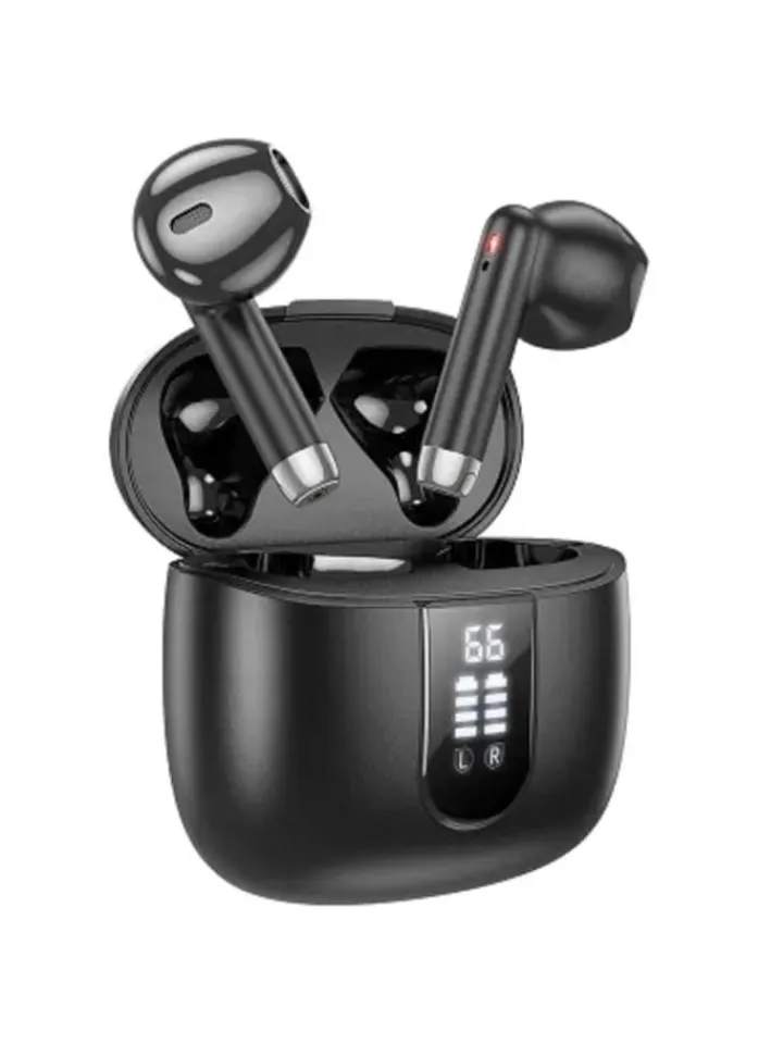 HOCO Tv & Audio<TWS EW36 Zarte kabellose / Bluetooth-Stereokopfhörer schwarz in Schwarz