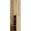 VCM Badmöbel<Holz Badmöbel Bad Hochschrank Badschrank Lendas in Honig-Eiche