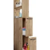 VCM Badmöbel|Badezimmermöbel<Holz Badmöbel Nischenschrank Schublade Sadilo XL in Honig-Eiche
