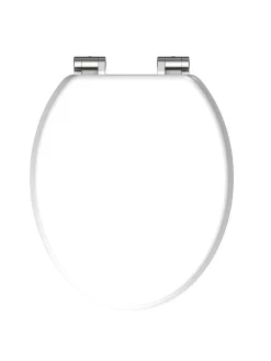 Franz Joseph Schütte Badaccessoires<Holzkern WC-Sitz WHITE, mit Absenkautomatik