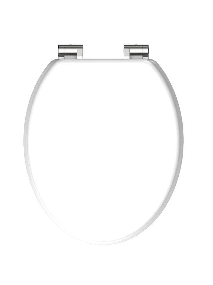 Franz Joseph Schütte Badaccessoires<Holzkern WC-Sitz WHITE, mit Absenkautomatik