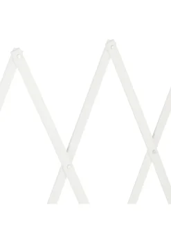 relaxdays Hunde<Hundeabsperrgitter in Weiß - (B)130 x (H)87,5 cm