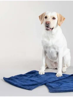 Paikka Hunde<Hunde-Badetuch in Blau