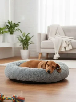 Paws&Whiskers Hunde<Hundebett "Pugalo" in Grau