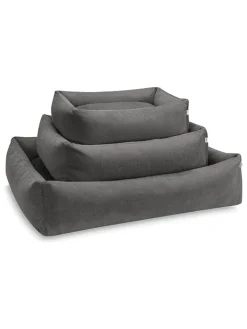 Laboni Hunde<Hundebett-Bezug "Tudor" in Anthrazit