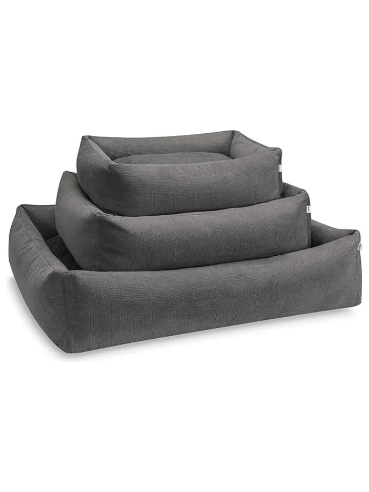 Laboni Hunde<Hundebett-Bezug "Tudor" in Anthrazit