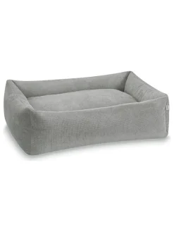 Laboni Hunde<Hundebett-Bezug "Tudor" in Grau