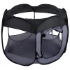 Edco Hunde<Hundegehege in Grau - (H)75 x Ø 100 cm