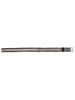 VOV & VUF Hunde<Hundehalsband in Schwarz/ Creme