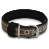 VOV & VUF Hunde<Hundehalsband in Schwarz/ Braun