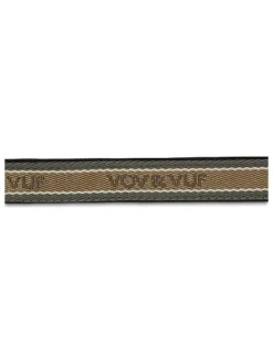 VOV & VUF Hunde<Hundehalsband in Schwarz/ Braun
