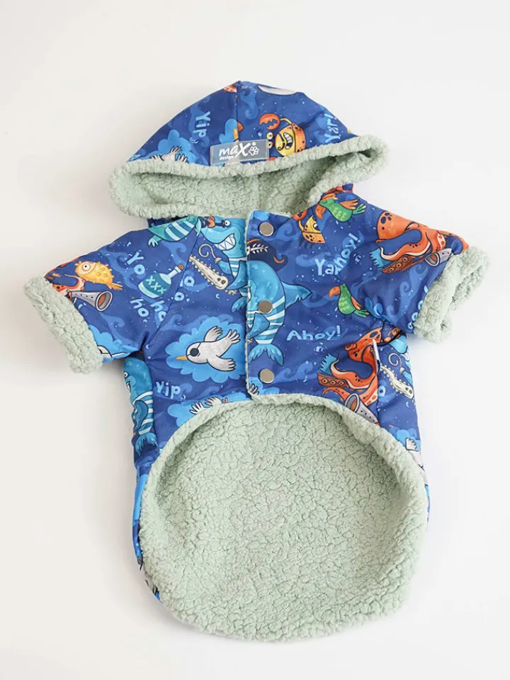 Paws&Whiskers Hunde<Hundehoodie in Blau