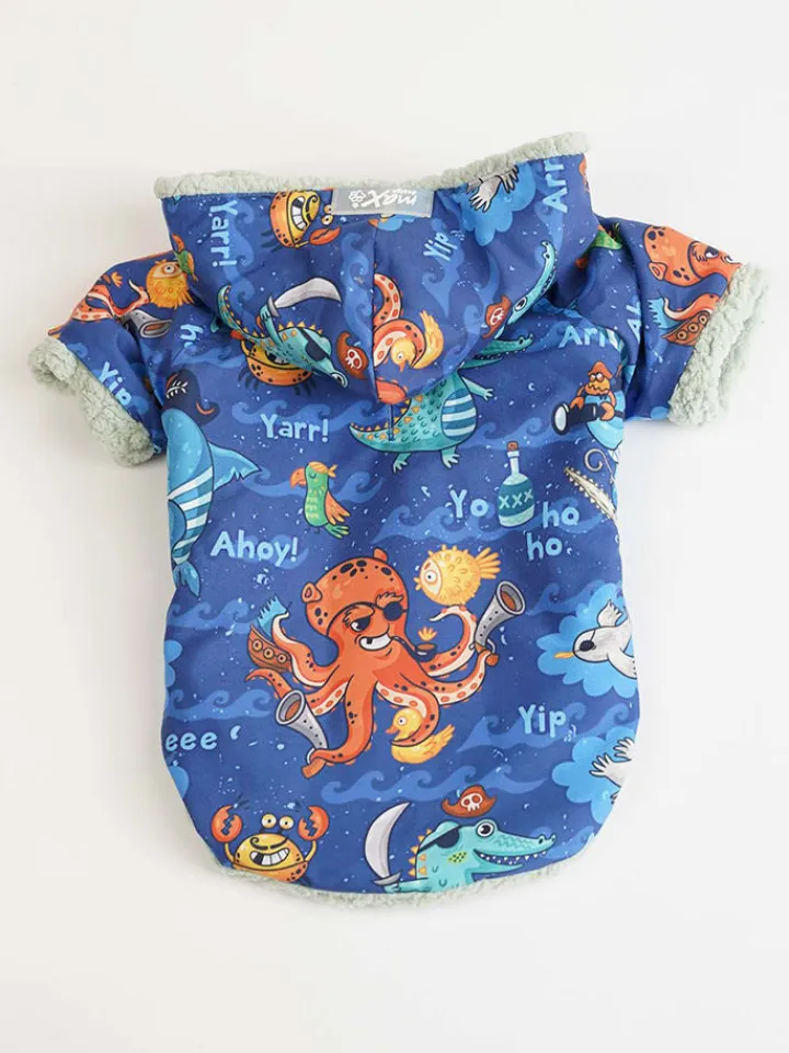 Paws&Whiskers Hunde<Hundehoodie in Blau